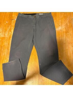Chino Pants Skate Streetwear Volcom 34 Fits Like 35X31 Gray Casual Stretch